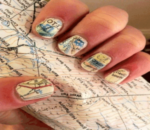 newspaper-nail-design